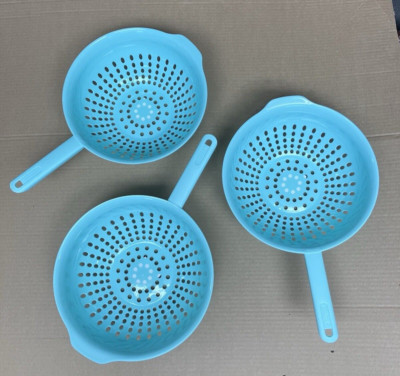 Lot of 3 - ''Goodcook'' Brand 3 Quart Colander w/ Handle
