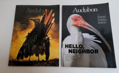 2 Audubon Magazines - 2021 Summer & Fall Issues, Photography Awards Florida Ibis