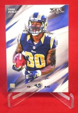 Todd Gurley Fire Football Card NFL 2015 Topps #16 EX-MT
