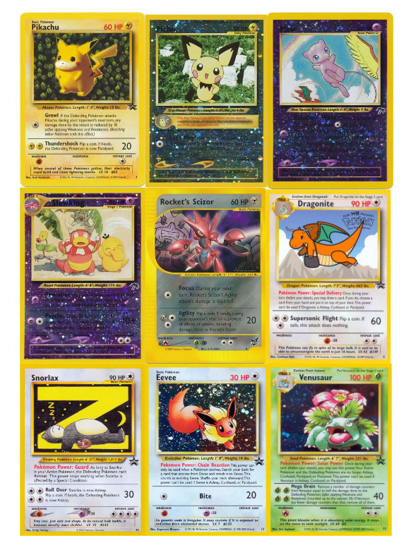 Pokémon WoTC Black Star Promo - Choose Your Card! Vintage