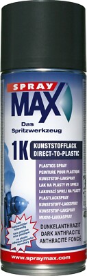 1K Kunststofflack Spray Max Lackspray DTP Dunkelanthrazit SprayMax  680045