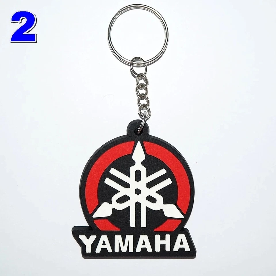 C13 Yamaha Rubber Keychain Keyring Motorcycle KeyRing Racing Collectables Gift - Image 2 of 4