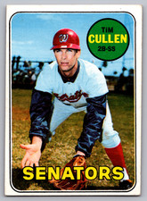 1969 Topps #586 Tim Cullen Washington Senators