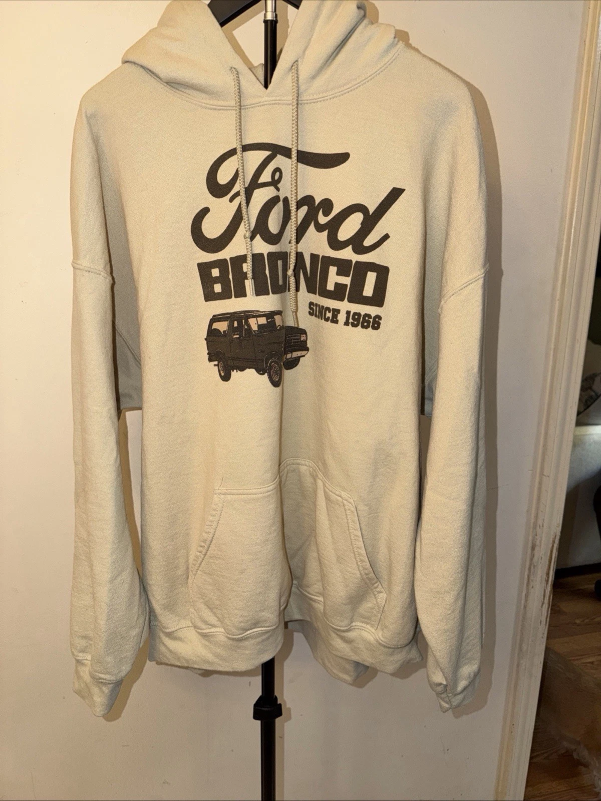 Ford Official Licensed Product Hoodie Pullover Sweatshirt Men XL Sandstone