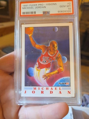 1991 Fleer Michael Jordan #2 Pro-Visions PSA 10 Gem Mint Chicago Bulls Card