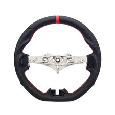 Revesol 3d Red Ring Leather Steering Wheel For 11-17 Jeep Wrangler Jk Rubicon