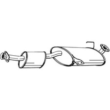 BOSAL Mittelschalldämpfer Schalldämpfer für Opel Frontera A Sport 5_SUD2 U92