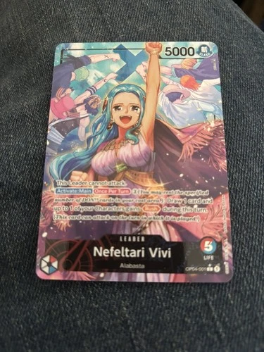 Nefeltari Vivi OP04-001 Alternate Art Leader	One Piece Card English
