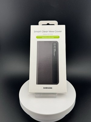 Original Samsung Galaxy S21 FE 5G Smart Clear View Cover Case EF-ZG990CB Schwarz