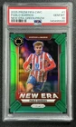 2025 Panini Prizm FIFA Club World Cup Soccer Green Pablo Barrios #1 PSA 10