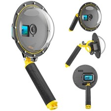 Dome Port Waterproof Diving Float Handle Trigger for DJI Action 5 Pro 4 3 Camera