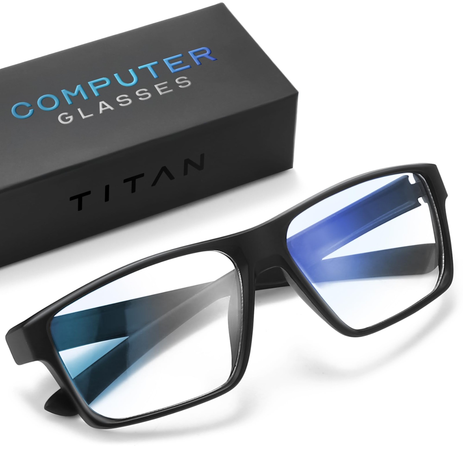 Titan Ultimate Blue Light Blocking Computer Glasses – Screen Protection & Nig...