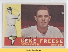 1960 Topps Gene Freese (White Back) #435 READ 0l4h