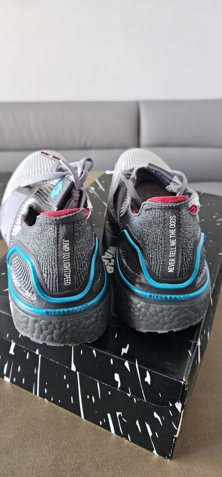 Adidas Ultraboost Mens Star Wars Millenium Falcon Rare Size UK 12.5 New image 6