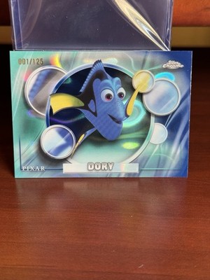 2026 Topps Chrome Disney Dory #90 Aqua Lava Refractor /125 Finding Nemo SP