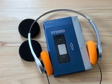  VG SONY TPS-L2 Walkman latter model rare with Headphones USED