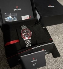 TUDOR Black Bay 58 Burgundy 39mm 5-Link Bracelet Full Set Box Papers Receipt