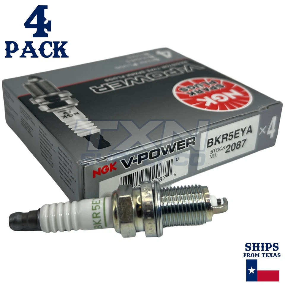 Paquete de 4 bujías NGK V-Power 2004-2006 para Scion xB 1,5 L L4 Foto 2 de 3