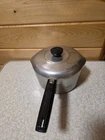Wagner Ware Sydney O Magnalite 3 QT Sauce Pot 4683-P with Lid Double Spouts VTG