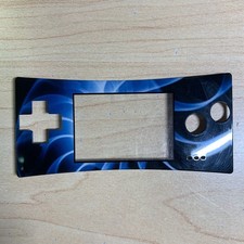 One Broken Prong OEM Ammonite Faceplate Blue Spark for Game Boy Micro Authentic