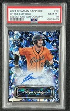 Bryce Eldridge 2024 Bowman Chrome Sapphire Edition Prospects Auto #/50 PSA 10