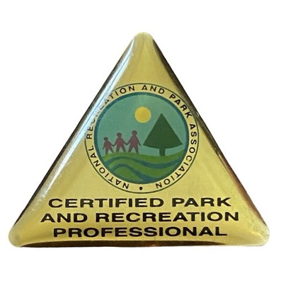 Certified Park And Recreation Professional Lapel Hat Pin National Association