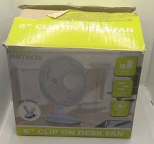 Fine Elements COL 1441 6"  Table Fan 2 Speed Settings