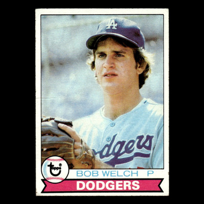 Bob Welch Rookie #318 1979 Topps Los Angeles Dodgers Baseball Card MLB EX