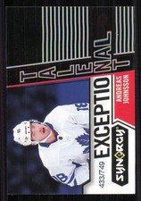 2018-19 Synergy Exceptional Talent #ET36 Andreas Johnsson /749