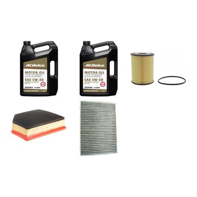 ACDelco 10-9290 5W-30 Syn Blend / Air Oil Cabin Filters PF460G CF3260C A3692C