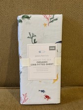 Pottery Barn Kids Under The Sea Crib Fitted Sheet 27.5" x 52" NEW w/tags