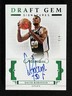 2020-21 Panini Flawless David Robinson Emerald Draft Gem Signatures Auto /5