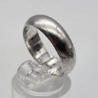 Vintage Plain Sterling Silver 6 mm Band Ring - Size 8