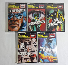 5 x MC Europa Edgar Wallace Folge 7 + 8 + 9 + 11 + 12