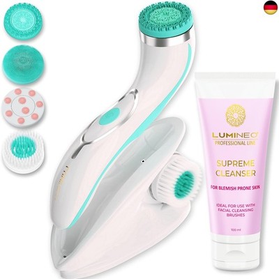 Facial Cleansing Brush with Cleansing Gel, for Pore Exfoliating and Blackhead Cl