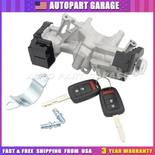 Fits 13-17 Honda Accord Starter Ignition Lock Switch w/2 Keys Shells 39730T2AA1