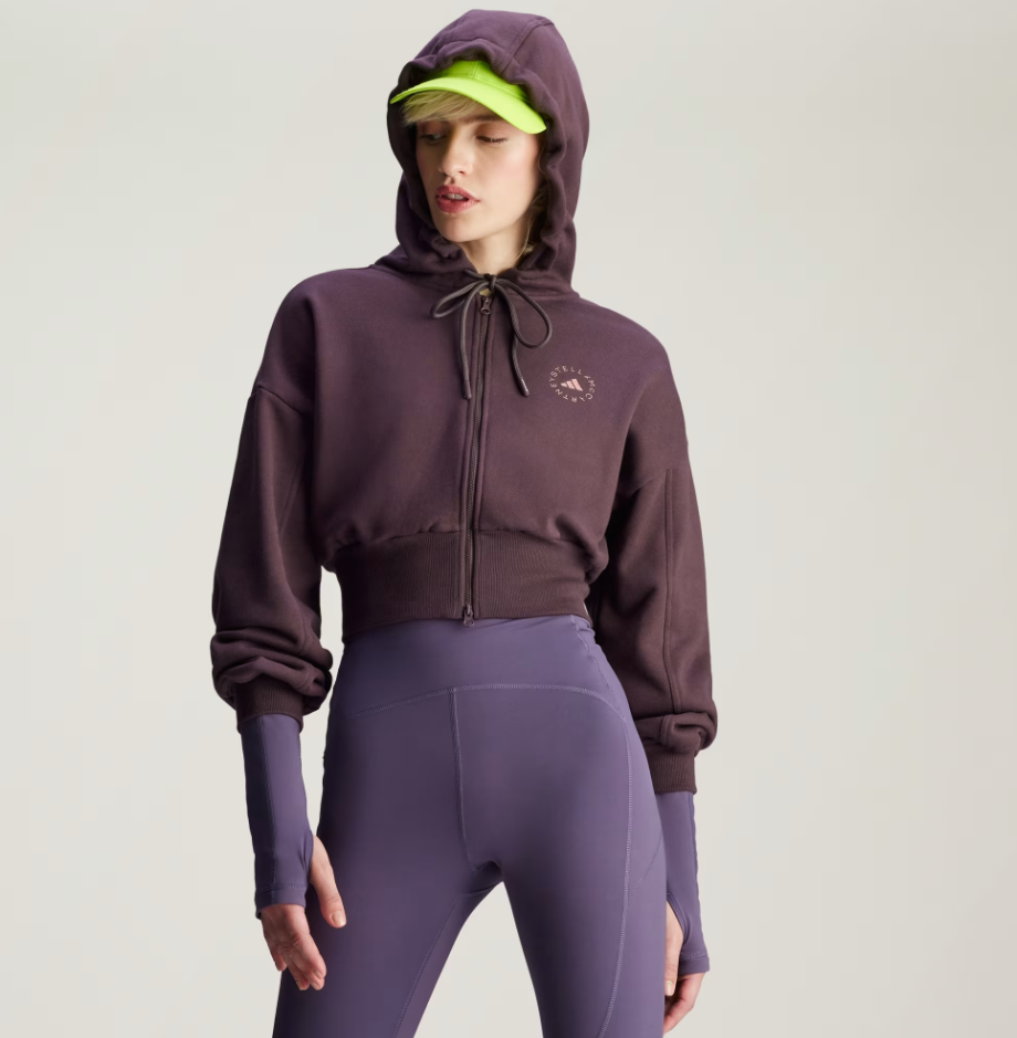 adidas by Stella McCartney Sportswear Cropped Hoodie For Women
