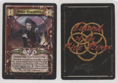 1998 Legend of the Five Rings (L5R) CCG - Dark Journey Home Ninja Questioner rs0 - Picture 3 of 3