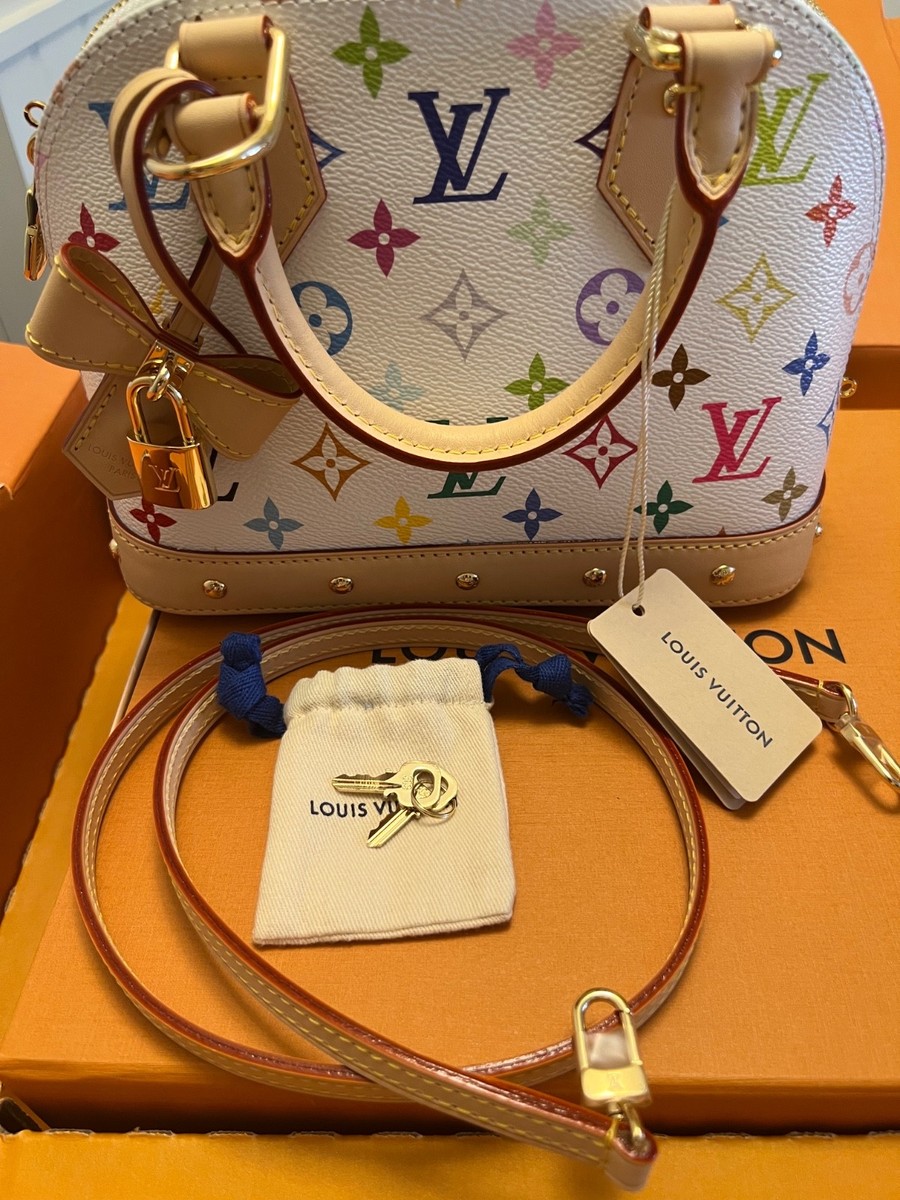 Louis Vuitton x Takashi Murakami 2025 Alma BB Purse Multicolor NWT