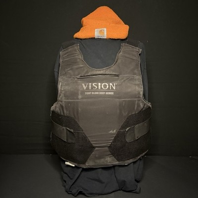 PB Ballistic Vest Level 2 II Size Medium Concealable Bullet & Taser Proof