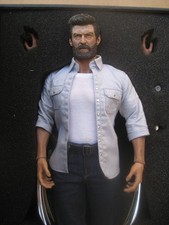 Burning Soul James Howlett 1/6 Logan -Wolverine X-Men + extra old Logan head