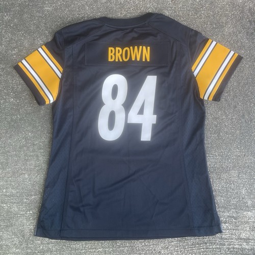 Pittsburgh Steelers Antonio Brown #84 Nike On Field NFL Jersey Women’s Size Med - Picture 2 of 9