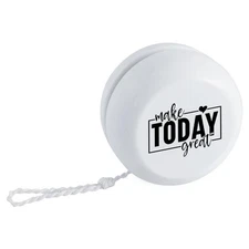 'Make Today Great Motivational Text' Retro Style Yo-Yo (YY00045694)
