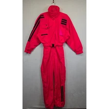 Obermeyer Ski Suit Women 8 Pink Snowsuit One Piece Thinsulate Retro Snow Vintage