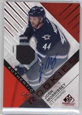 2016-17 SP Game Used Authentic Rookies Red Material Josh Morrissey #192 Auto au7