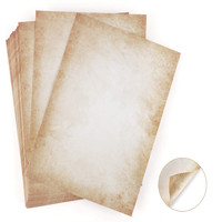 Vintage Briefpapier Altes Papier 100 Blatt Din A4 Beidseitig
