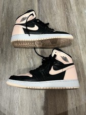 Nike Air Jordan 1 Retro High OG Crimson Tint Black Shoes GS 575441-081 Size 5Y