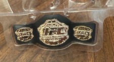 Round 5 UFC Ultimate Collector Series Replica Figure Belt -MINT. W/free Card