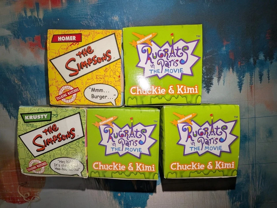 Часы Burger King Simpsons And Rugrats - Изображение 4 из 4