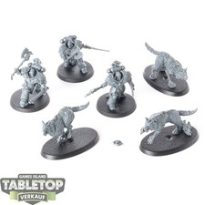 Space Wolves - 3 Wolf Guard Headtakers - unbe...